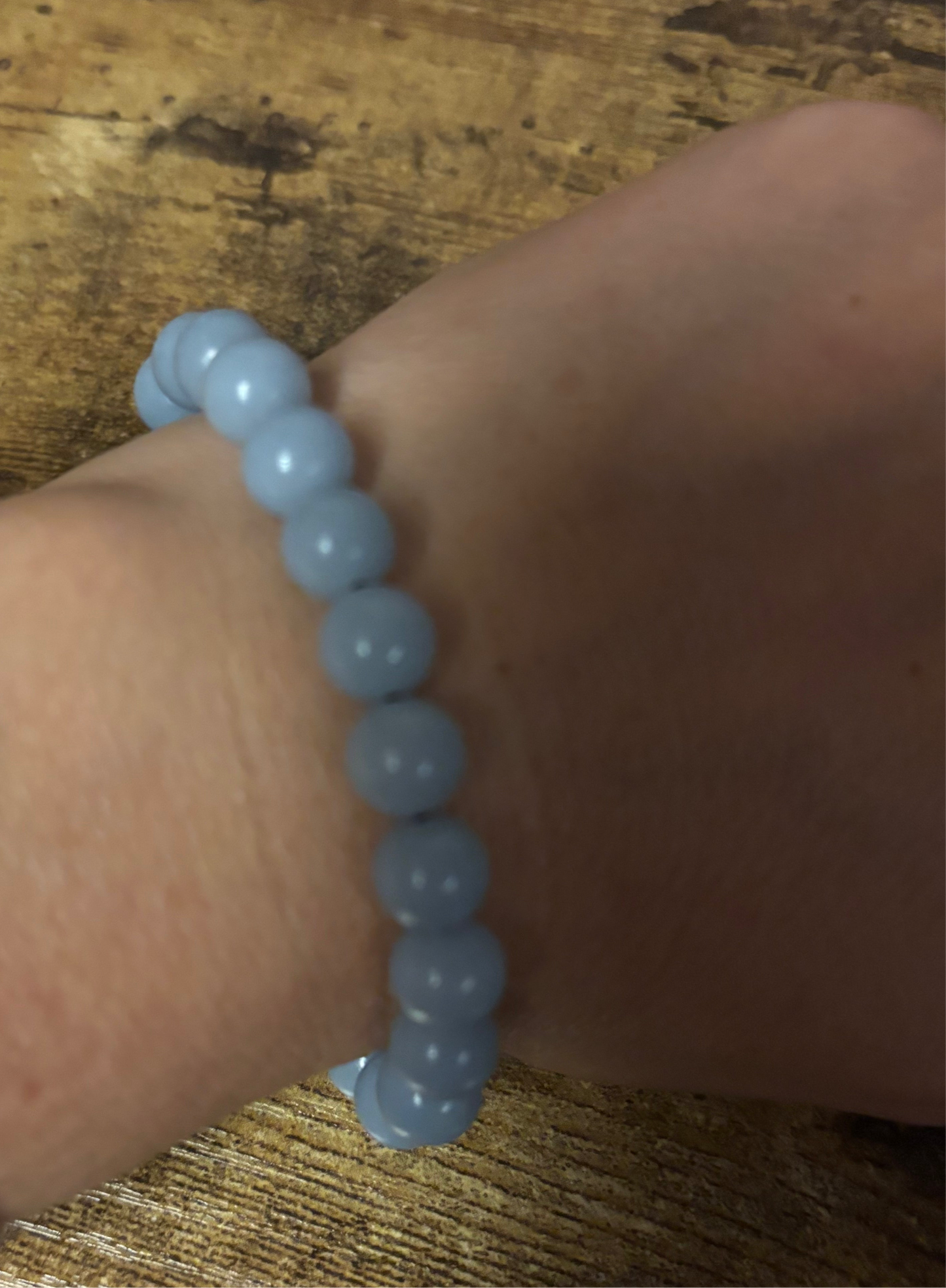 π Celestial Calm β Angelite Crystal Bracelet (8mm Beads)
Peace β’ Intuition β’ Divine Connection