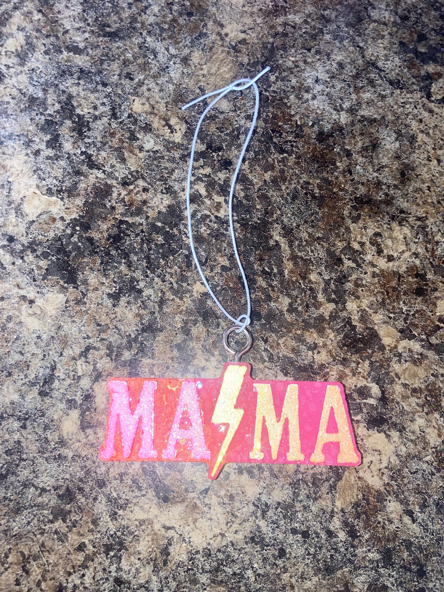 Car/Air Freshies Painted Glitter MAMA Scent Watermelon