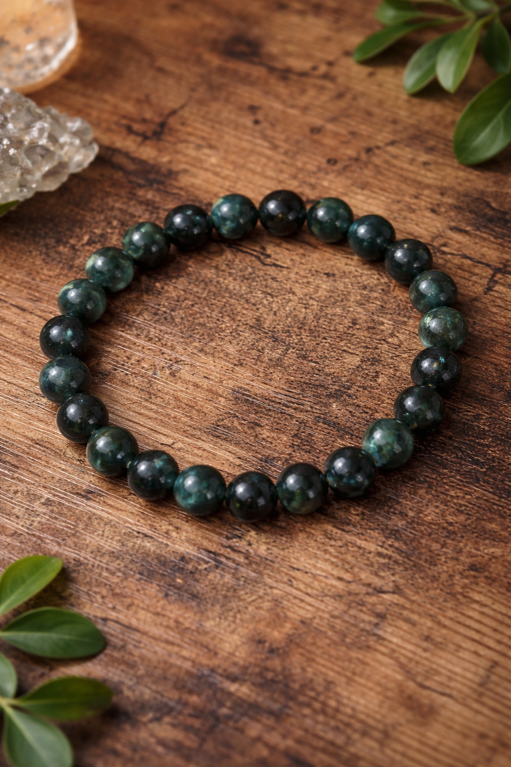 Green Kyanite Energy Alignment Bracelet ๐