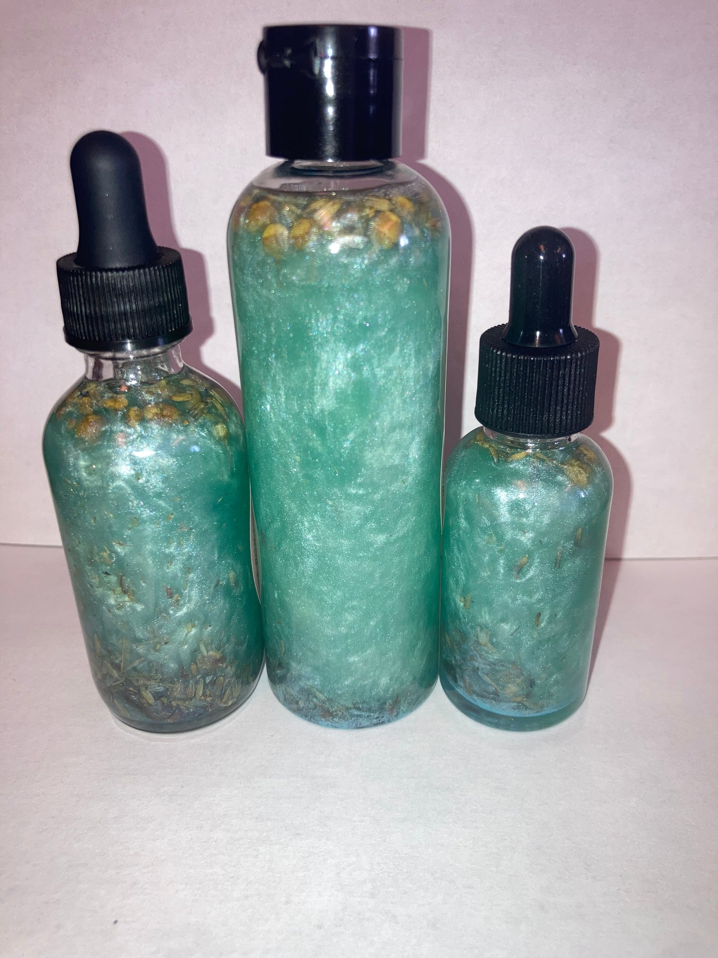 High Priestess Manifesting All Over Body & Ritual Oil Cashmere Musk and Vanilla handpicked flowers/herbs infused with Moonstone & Labradorite crystal chips