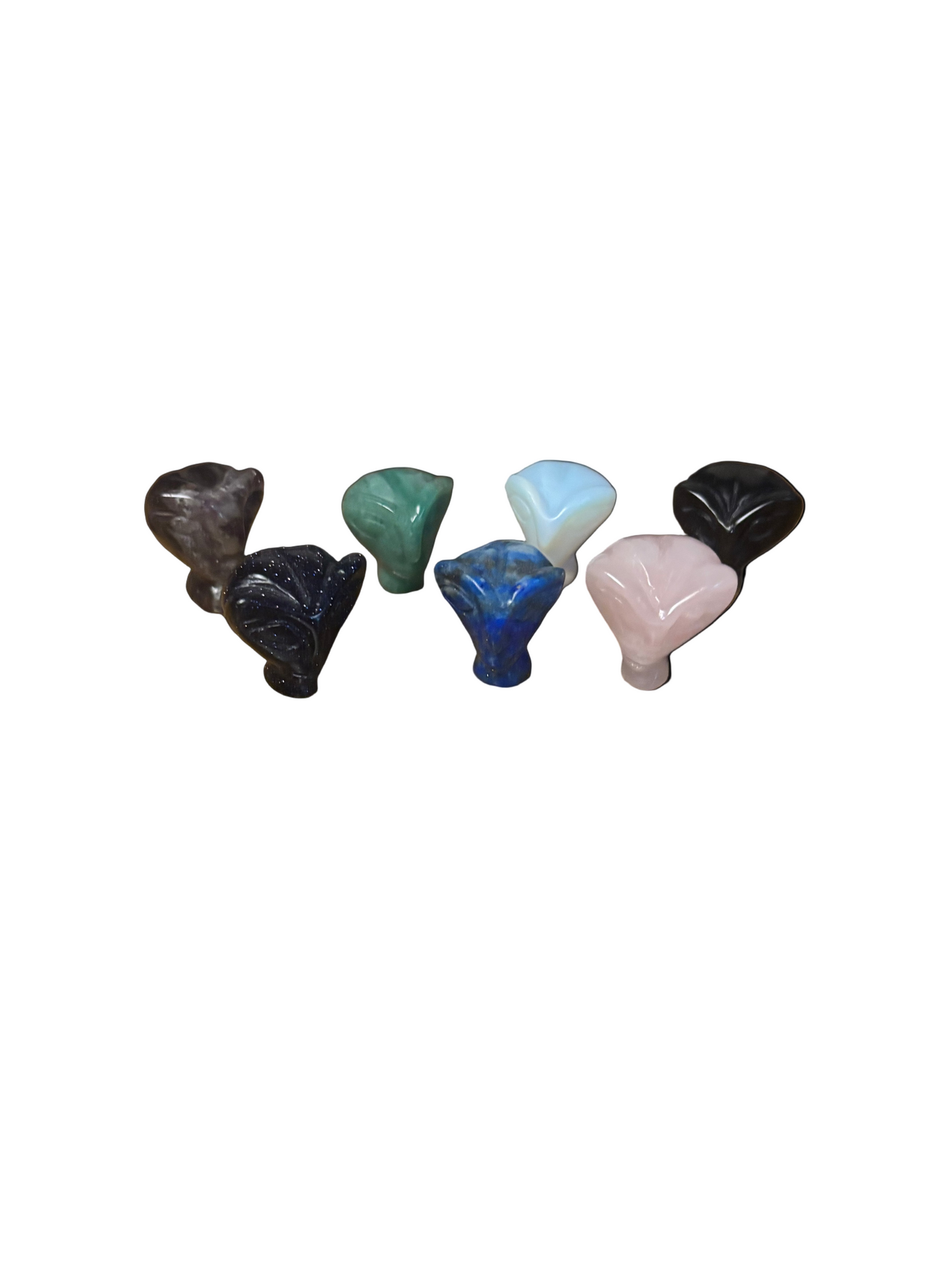 Mini Crystal Galactic Alien Heads