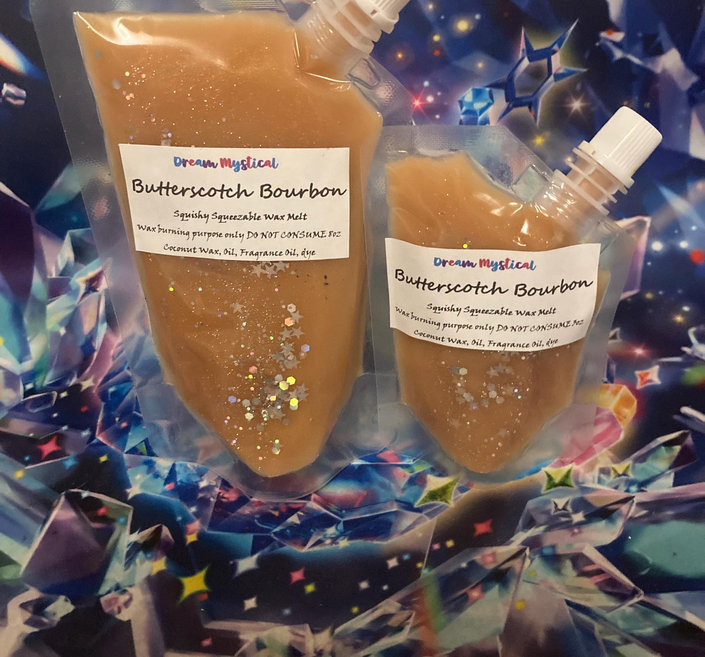 Butterscotch Bourbon Squeezable Wax melts Soy/Joy wax Eco-friendly non toxic