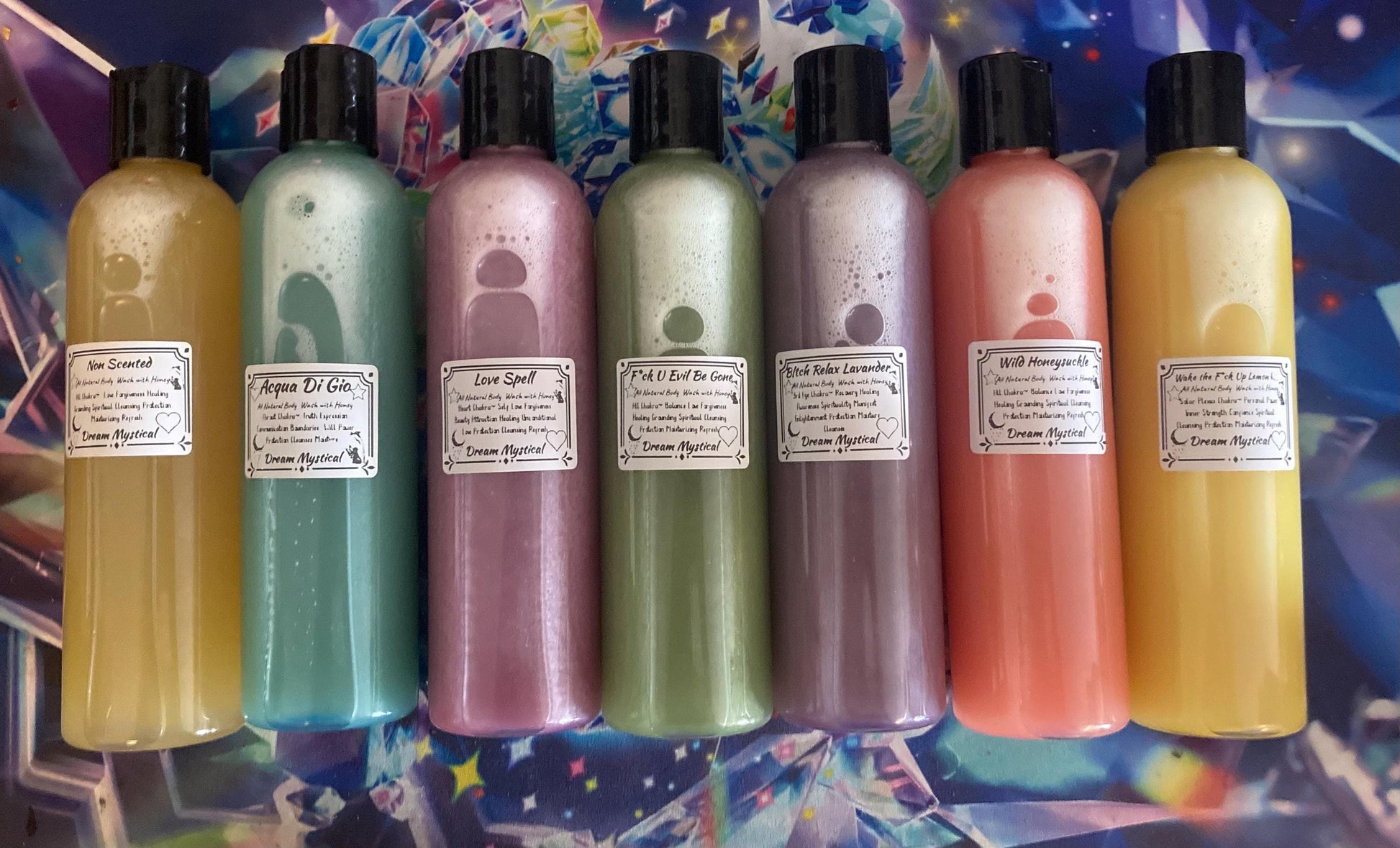 Wild Honeysuckle All Natual Body Wash with Raw Honey