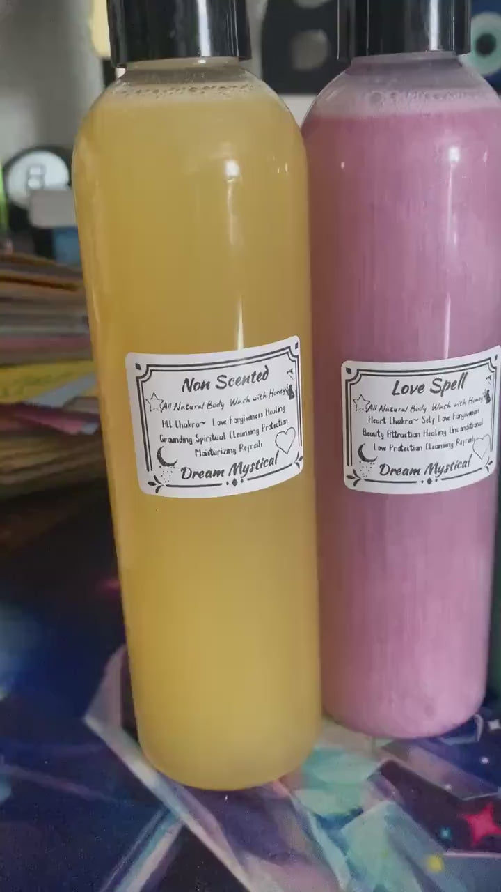 Wild Honeysuckle All Natual Body Wash with Raw Honey