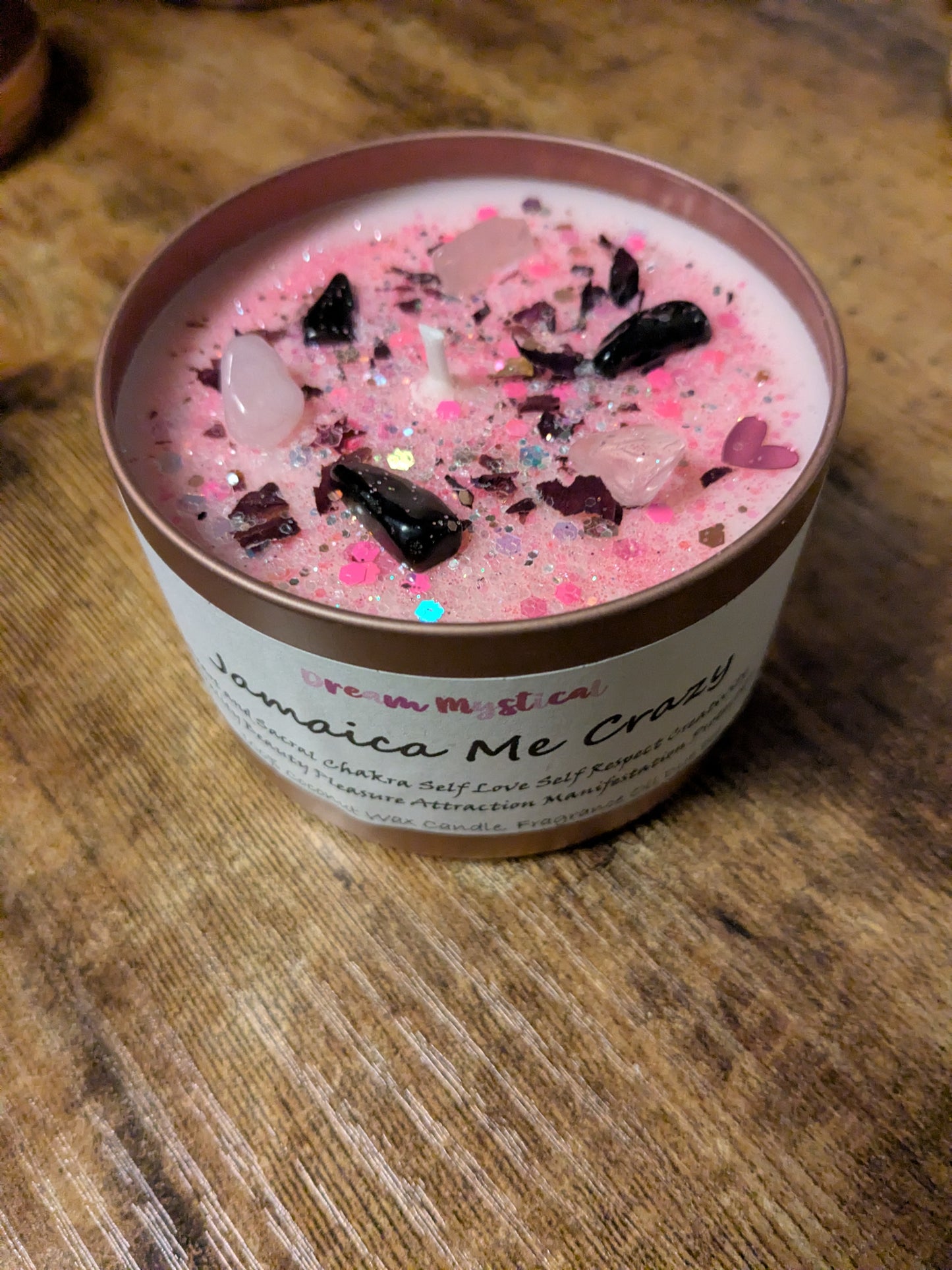 Jamaica Me Crazy Intentional Candle Sexy as F*ck Self Love Attraction  Beauty Romance Manifestation Protection Spiritual Coconut Wax